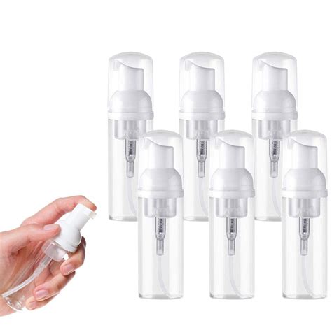 Excefore Pump Bottle Dispenser x6 60ml Pump Dispenser Bottle - Ideal ...