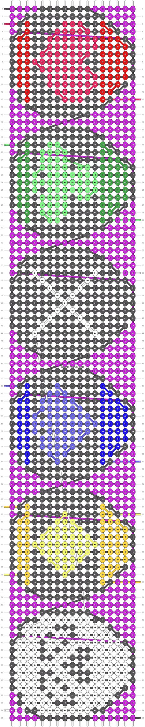 Image result for Alpha Pattern Bracelet Tutorials