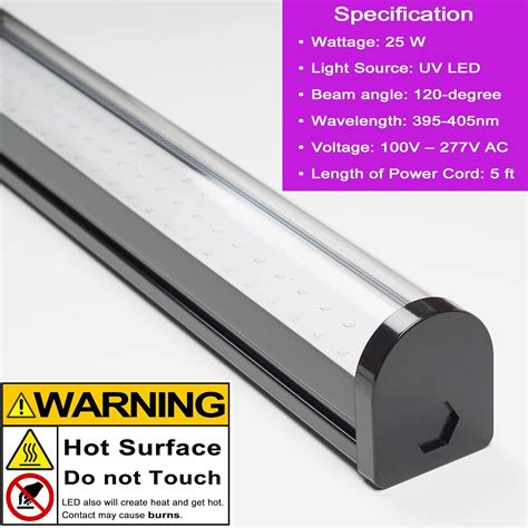 REMINDA UV Black Light Bar, 25W Upgraded LED Blacklight India | Ubuy