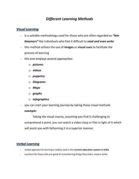 Methods of Learning 的图像结果