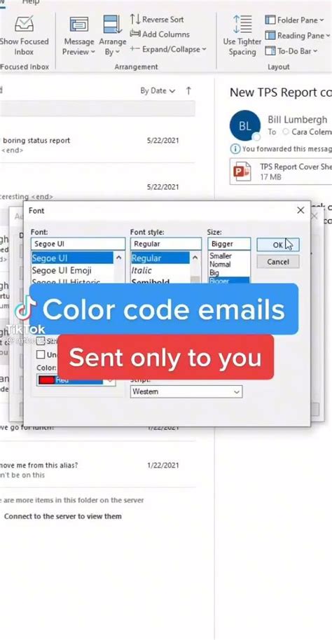 Image result for Outlook 365 Color Code Emails