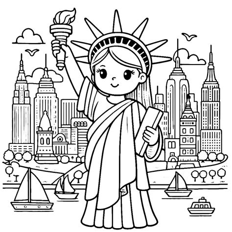 United States of America Coloring Pages 🗽: 26 Free Printable Sheets
