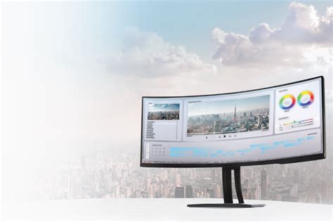 Image result for Curved Monitor View Graph