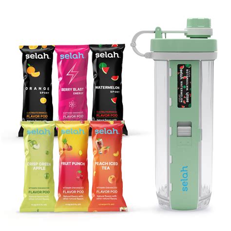 Amazon.com: Selah Flavored Water Bottle - Water Enhancer, Sugar Free ...