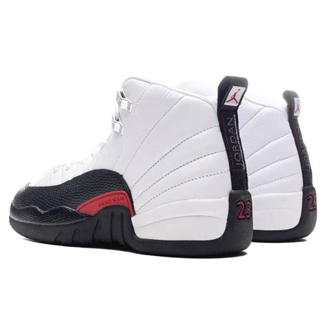 Air Jordan 12 Retro (GS) - White/Gym Red/Black – Feature