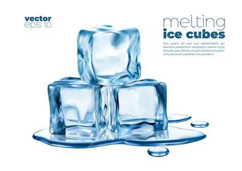 Ice Cubes Melting