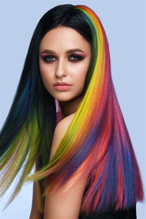 14 Fantastic Rainbow Hair Colors Style Must Try 2022 - Hood MWR