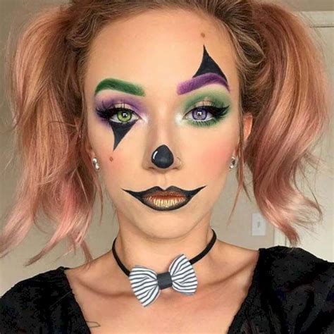 cute clown makeup look
