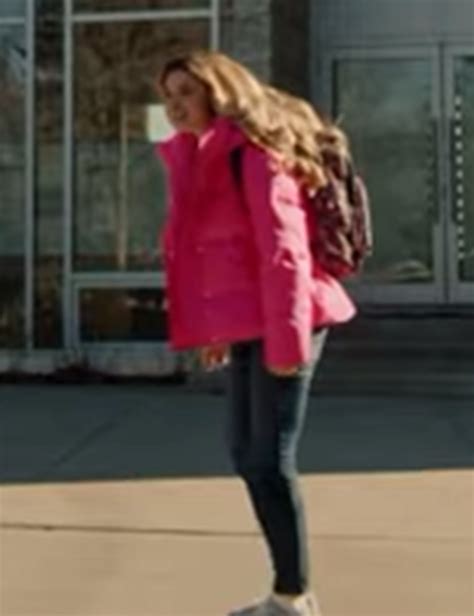 Bad Influence 2022 Lily Miller Pink Puffer Jacket | Hollywood Jacket