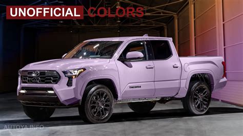 2024 Toyota Tacoma Color Chart Pdf Printable - Infoupdate.org