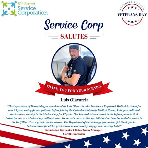 61st Street Service Corp on LinkedIn: #servicecorporation #veteransday ...