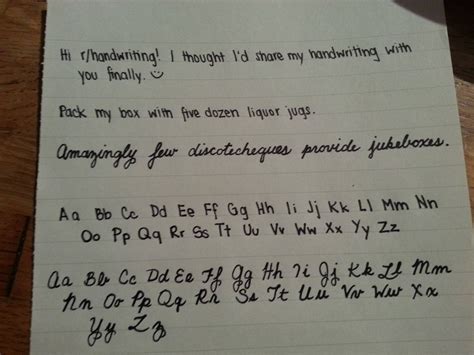 Cute Neat Handwriting Styles / I can't seem to find a style of ...