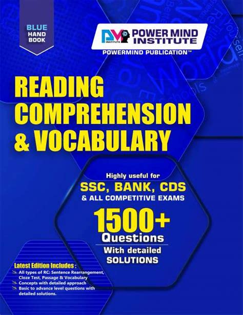 Best SSC English Medium Reading Comprehension & Vocabulary Book ...