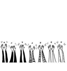 Image result for Hands Clapping Vector Sketch