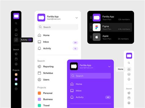 Image result for Side Navigation Menu Templates