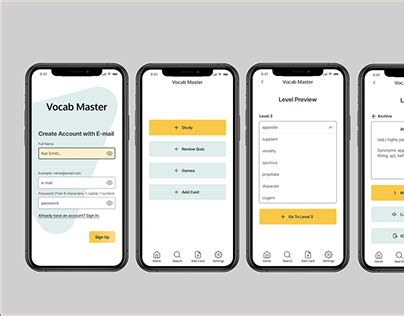 Vocabulary App 的图像结果