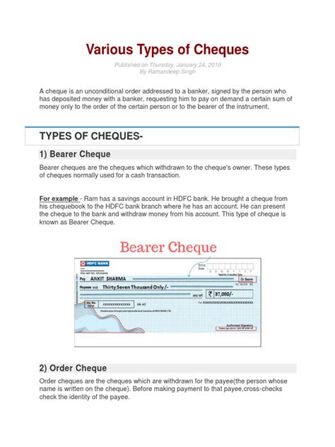 Image result for Examples of Cheques