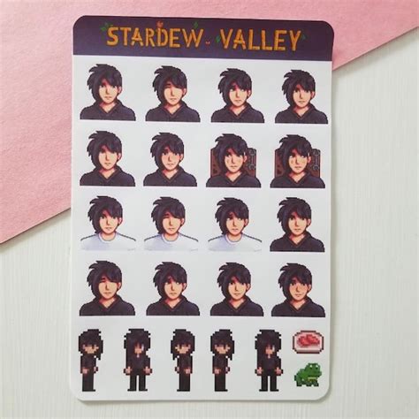 Stardew Valley Character Sheet - Etsy