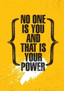 no one is you and |Motivational Poster|Inspirational Poster|Gym poster ...