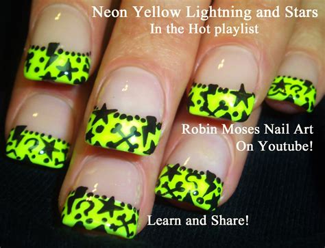 Nail Art by Robin Moses: "summer nails" "neon nails" "neon nail art ...