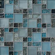 Mosaic Backsplash Tile by Sle Blue Crackle Glass Mosaic Tile Backsplash Kitchen Mosaic Backsplash Tile