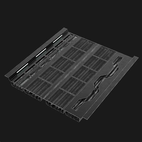 Sci-fi floor panel | FREE Floor Coverings models | BlenderKit