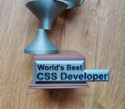 Image result for Best CSS Developer Trophy