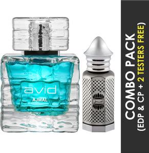 Ajmal Avid EDP Aquatic Woody Perfume 75ml for Men and Asher ...