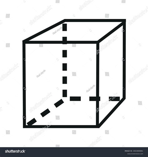 3d Shape Rectangular Prism Mathematics Vector Stock Vector (Royalty Free) 2602868881 | Shutterstock