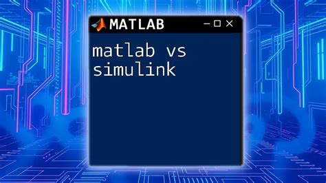 Difference Between MATLAB and Simulink 的图像结果