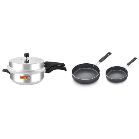 Buy Prestige Deluxe Plus Induction Base Senior Pan Aluminium Pressure ...