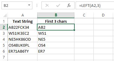 Image result for Excel Substring 4 Numbers