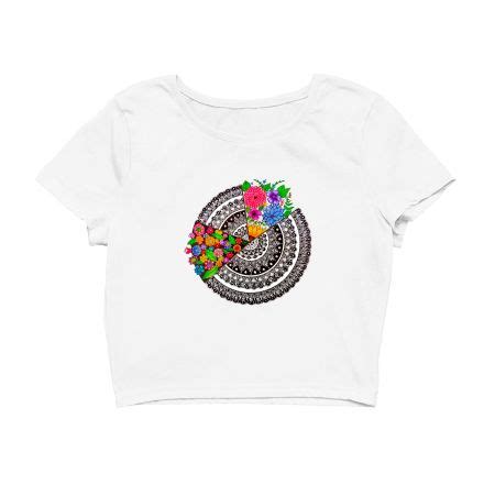 Flower mandala - Crop Top - Frankly Wearing