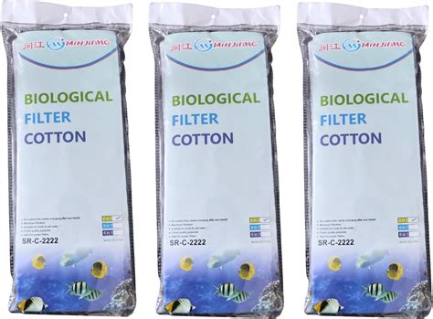 Foodie Puppies Biological Filter Aquarium 2 in 1 Cotton Sponge - (Pack ...