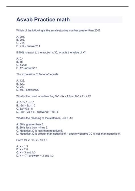 ASVAB Math Questions 的图像结果