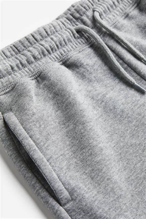 Pull-on shorts - Grey marl/98 Athletics - Kids | H&M IN