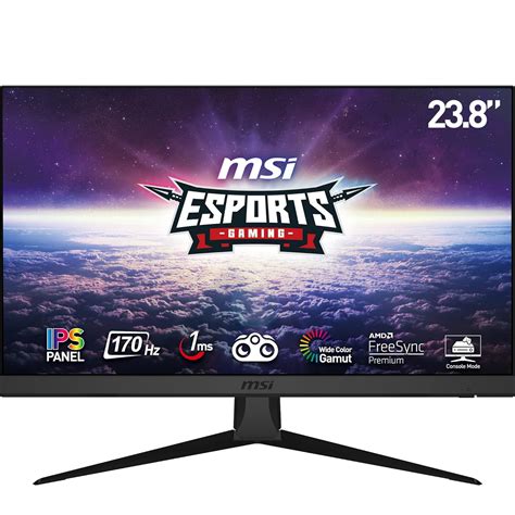 MSI G2412 Esports Gaming Monitor 23.8 Inch Full HD (1920x1080) IPS ...