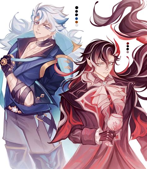 Neuvillette and wriothesley color swap Genshin Impact | HoYoLAB