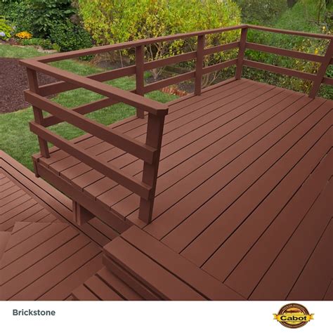Cabot DeckCorrect Brickstone Solid Exterior Wood Stain and Sealer (5 ...