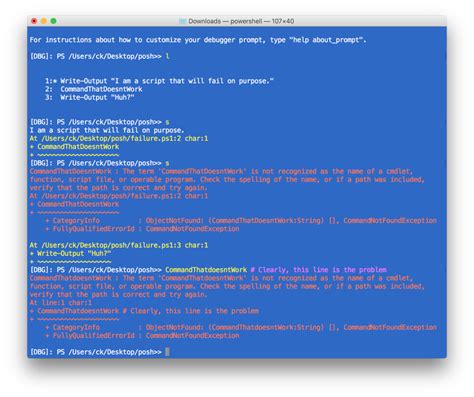Image result for A Debugging Session in PowerShell