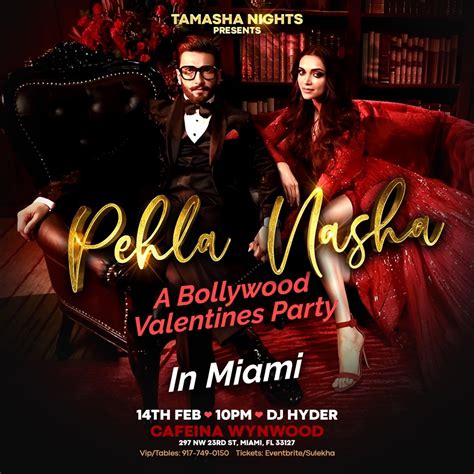 MIAMI BOLLYWOOD VALENTINES PARTY @CAFEINA WYNWOOD, Cafeina Wynwood ...