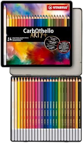 STABILO CarbOthello Pastel Pencil Set - Pack of 24 (Multicolour ...