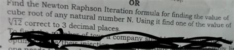 Image result for Newton-Raphson Method Cube Root