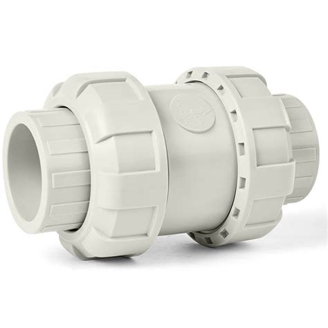 PPH SINGLE UNION BALL CHECK VALVE FUSION SOCKET | EVA WATER