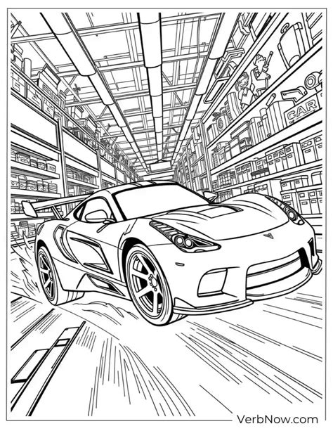 22 Free Hot Wheels Coloring Pages (100% Printable PDF)