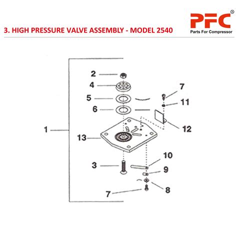 HP Valve IR 2540 Air Compressor Parts | Air Compressor Parts