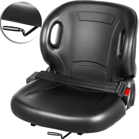 Buy VEVOR Universal Tractor Seat w/Retractable Seat Belt Switch ...