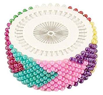 Pmw Pack Of 480 Pearl Head Bell Pins for Sewing Tailor, Dressmaking ...