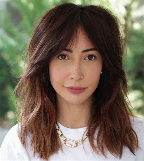 How to cut curtain bangs with side part - bdamagazines