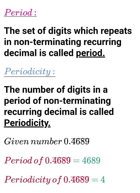 the sum of period and periodicity of 0.4680 - Brainly.in